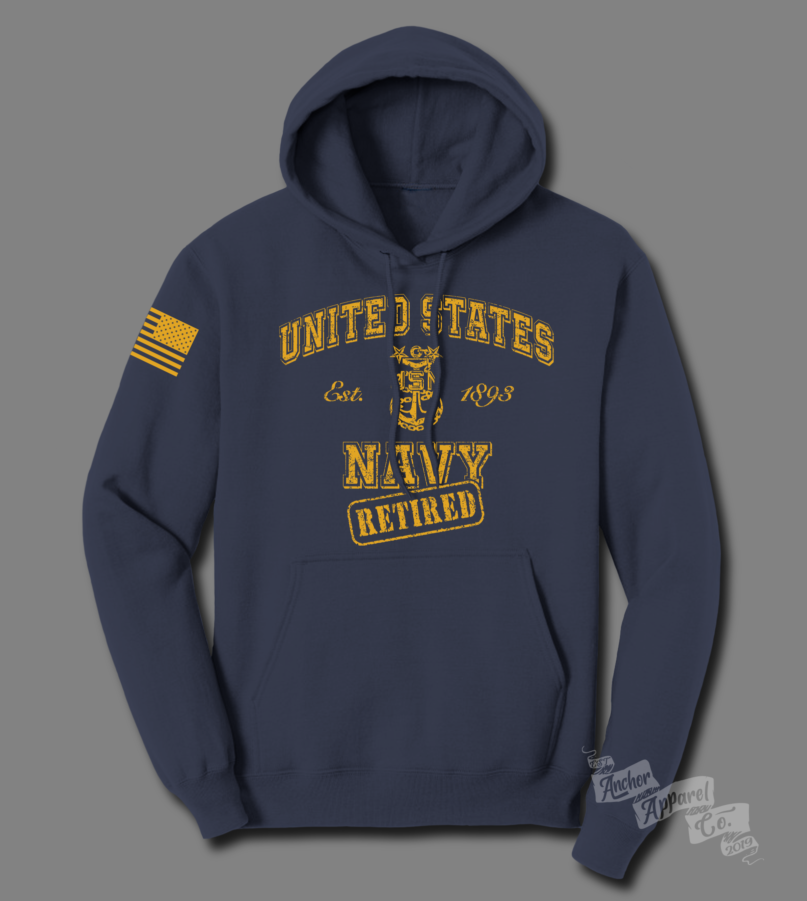RETIRED CPO SCPO and MCPO Hoodies Anchor Apparel Co